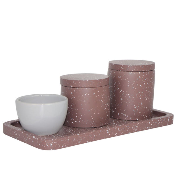 KIT DE HIGIENE GRANILITE TERRACOTA