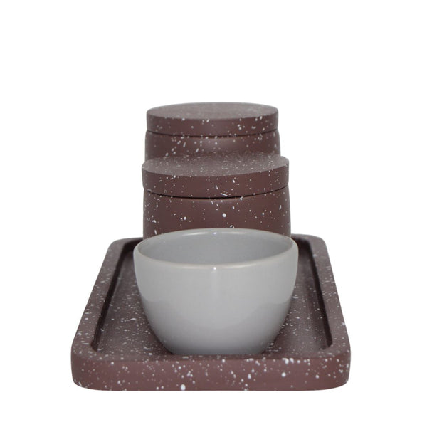 KIT DE HIGIENE GRANILITE TERRACOTA