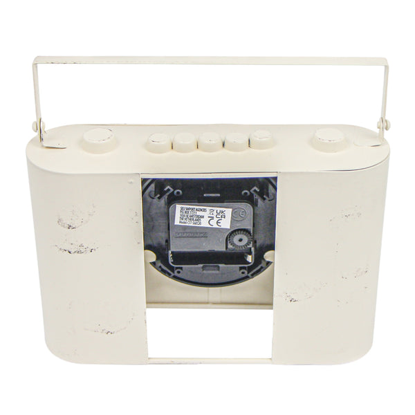RELOGIO DE MESA RADIO RETRO OFF WHITE_C37568520