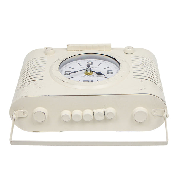 RELOGIO DE MESA RADIO RETRO OFF WHITE_C37568520