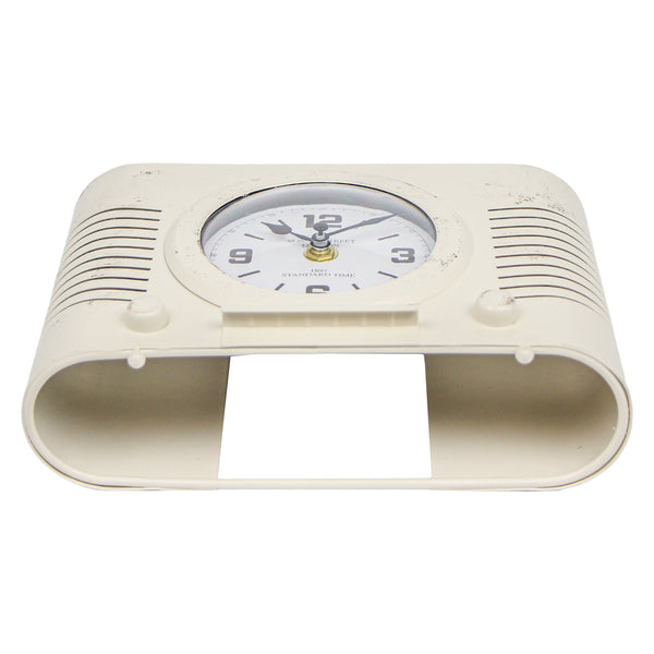 RELOGIO DE MESA RADIO RETRO OFF WHITE_C37568520