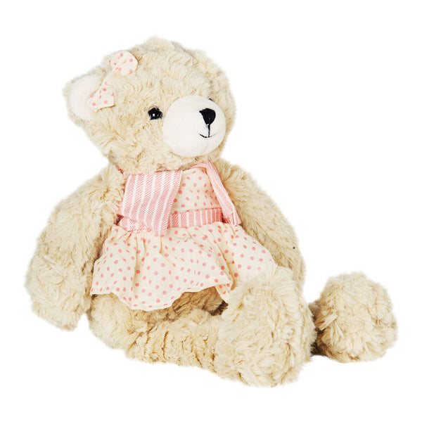 URSA LILLY COM VESTIDO ROSA 30CM