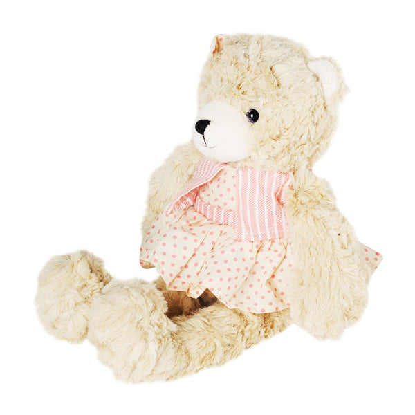 URSA LILLY COM VESTIDO ROSA 30CM