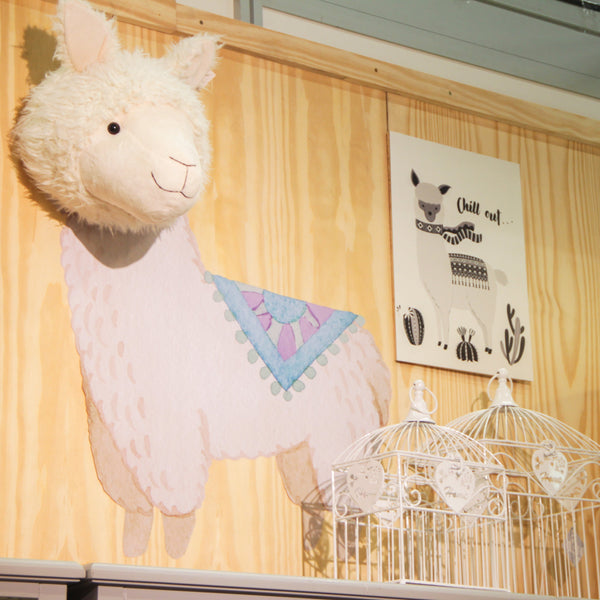 CABECA DE LHAMA DE PELUCIA