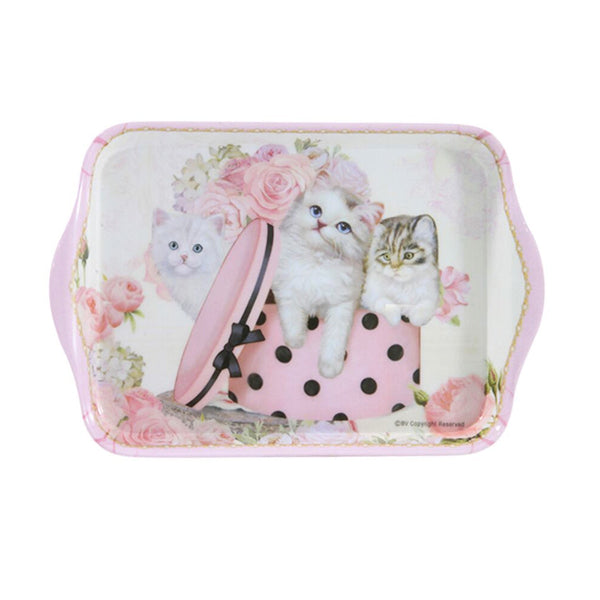 BANDEJA GATOS COR DE ROSA