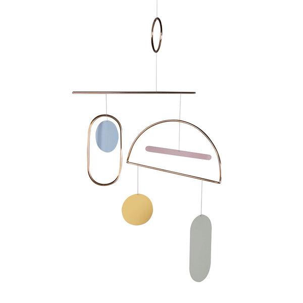 MOBILE VEGAS DOURADO COM DETALHES PASTEL