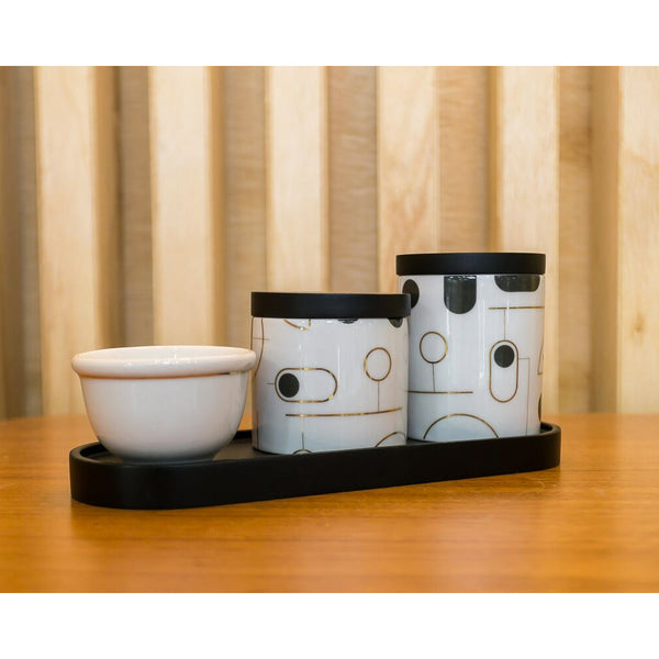 BANDEJA RESINA AMEISE VEGAS PRETO