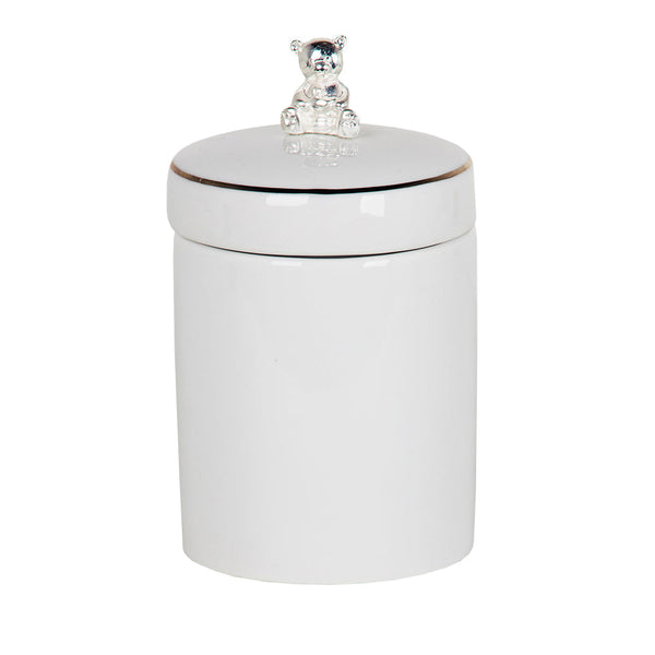 KIT HIGIENE 3PC URSO PRATA E BRANCO