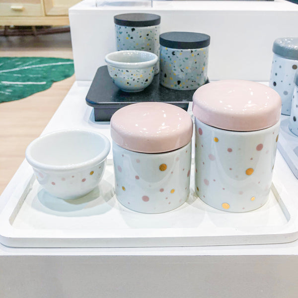 BANDEJA BORDA RASA RESINA BRANCO