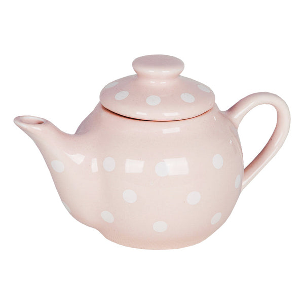 JG DE CHA ROSA COM POA BRANCO + BANDEJA 6PCS