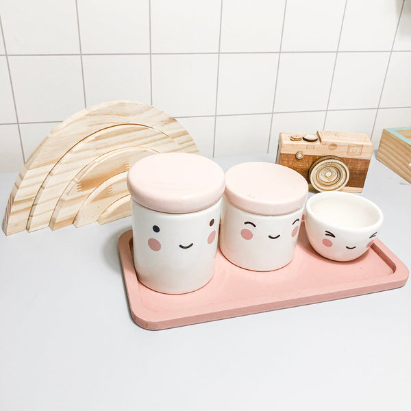 BANDEJA BORDA RASA ROSA