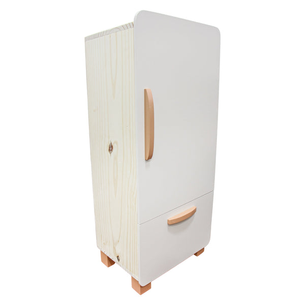 M1 GELADEIRA ESTANTE CREME/TERRACOTA EM MDF