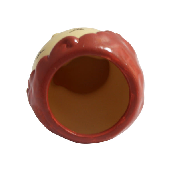ENFEITE VASO DE CERAMICA MENINA POA