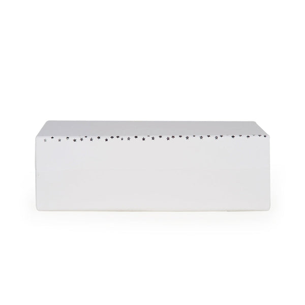 CAIXA PARA MEMORIAS EM PU COM DETALHES EM PRATA INCLUI PLACA EM METAL PARA GRAVACAO