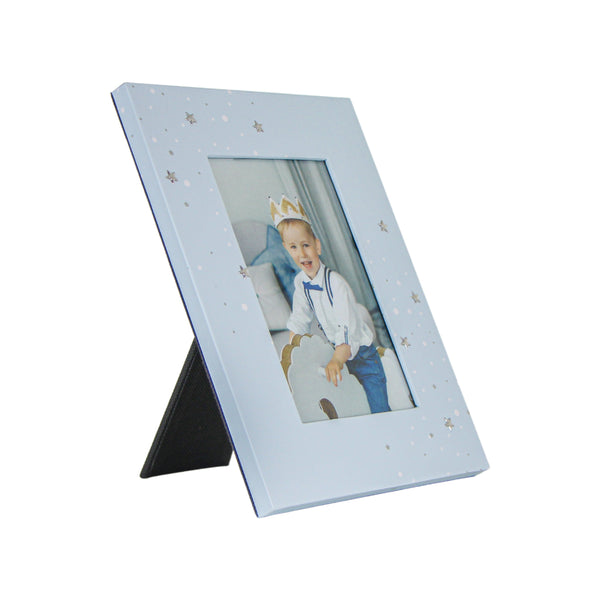 PORTA RETRATO AZUL ESTRELAS 10X15CM