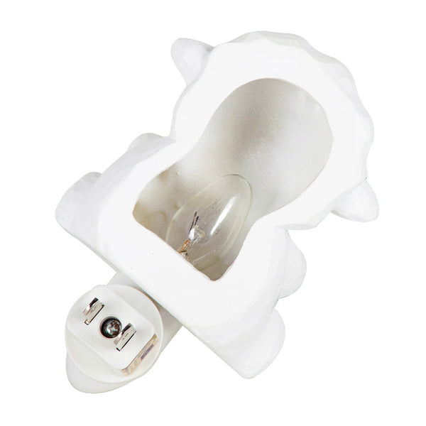 LUMINARIA MINI CERAMICA PADRAO MADEIRA - OVELHA