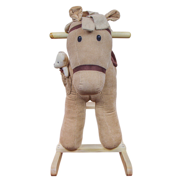 M1 CAVALO DE BALANCO PE DE PANO MUSICAL  A PARTIR DE 3 ANOS