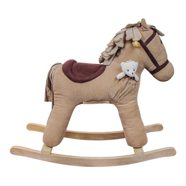 M1 CAVALO DE BALANCO PE DE PANO MUSICAL  A PARTIR DE 3 ANOS