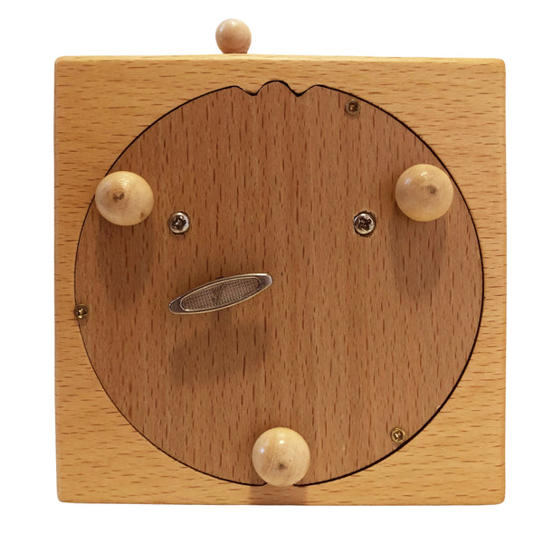 CAIXA DE MUSICA RODA GIGANTE DE MADEIRA TALHADA