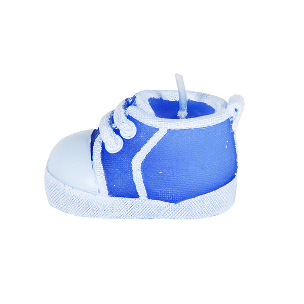 KIT COM 10 VELA SAPATINHO AZUL PERFUMADA