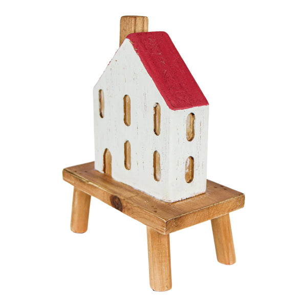 ADORNO CASA CHAMINE MADEIRA RUSTICA