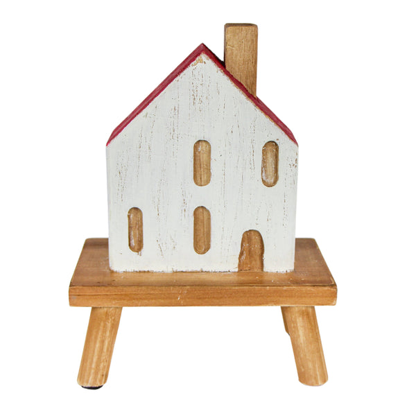 ADORNO CASA CHAMINE MADEIRA RUSTICA