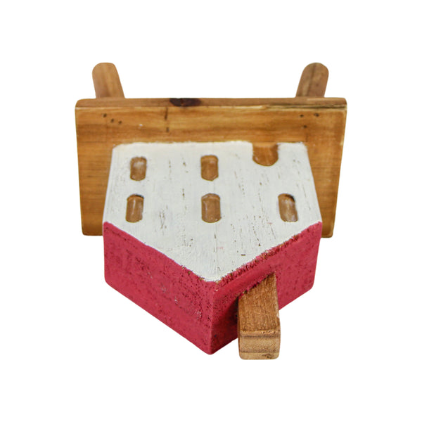 ADORNO CASA CHAMINE MADEIRA RUSTICA