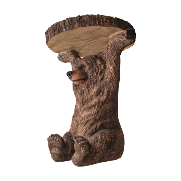 M1 MESA URSO MARROM DE RESINA G
