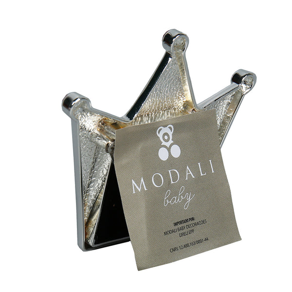 PORTA RETRATO COROA AZUL 9 X 8 CM - FOTO 4X4