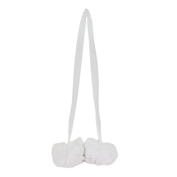 POMPOM TULE BRANCO