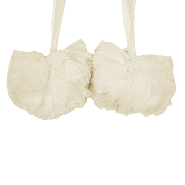 POMPOM TULE BEGE