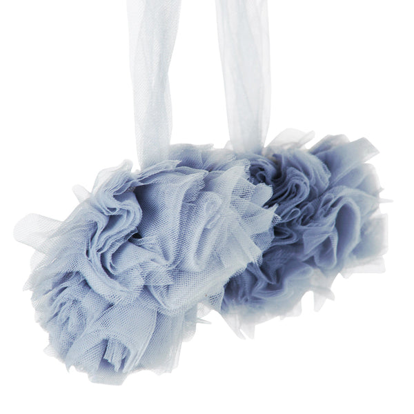 POMPOM TULE CINZA