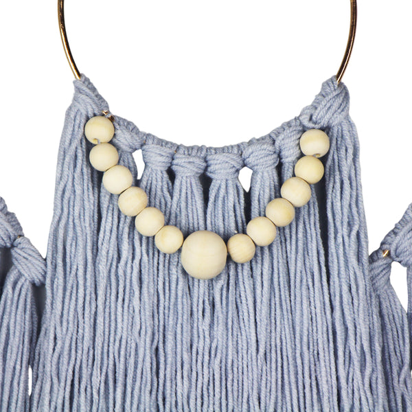 ADORNO DE PAREDE METAL AZUL