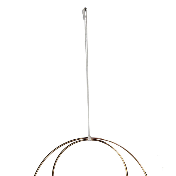 ADORNO DE PAREDE METAL BRANCO