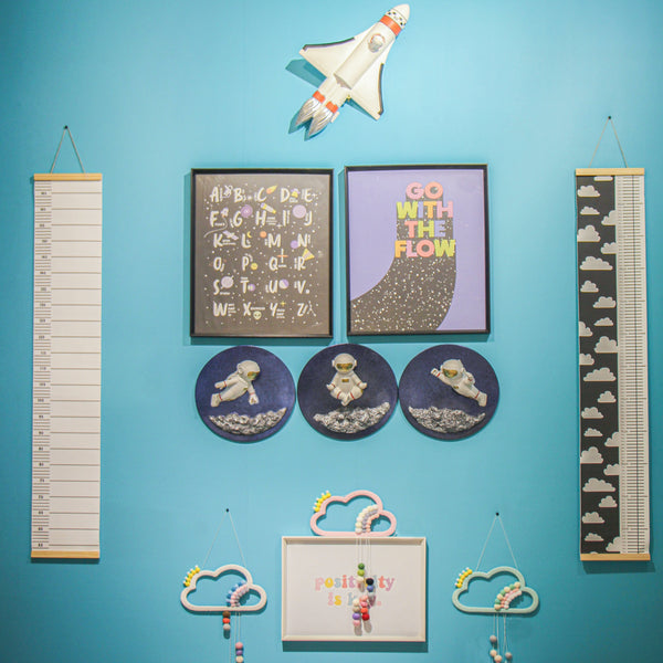 ADORNO NUVEM COM POMPOM BRANCO