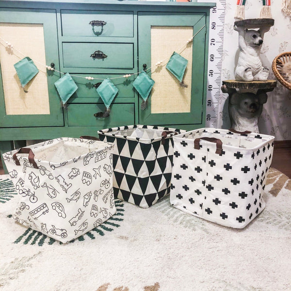 CESTO DE BRINQUEDO TRIANGULOS