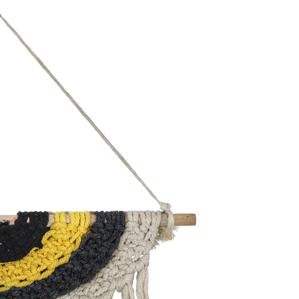 DECORACAO DE PAREDE EM CROCH� BEGE