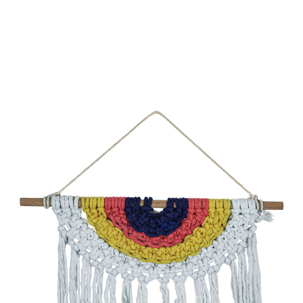 DECORACAO DE PAREDE EM CROCH� BRANCO