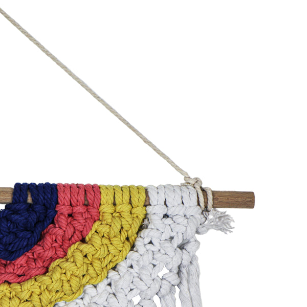 DECORACAO DE PAREDE EM CROCH� BRANCO