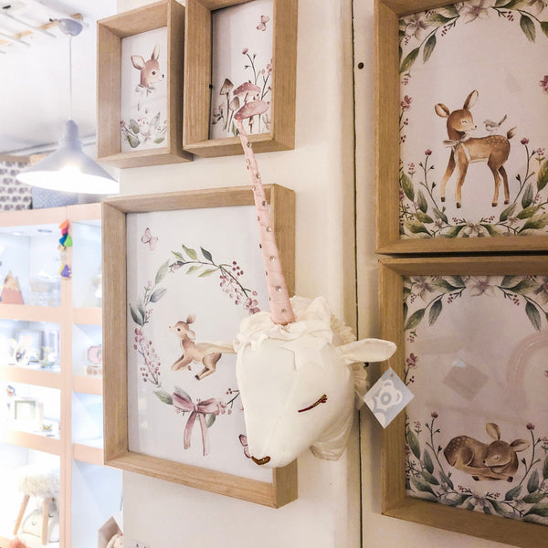CABECA DECORATIVA UNICORNIO