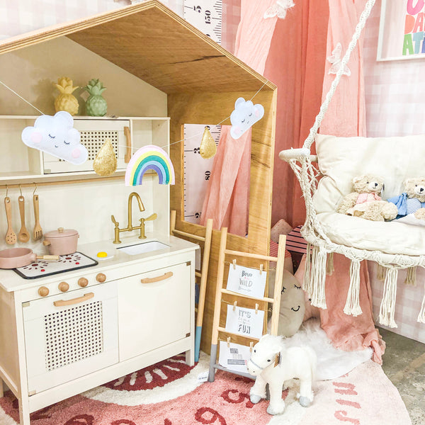 FIO DECORATIVO NUVEM E ARCO IRIS