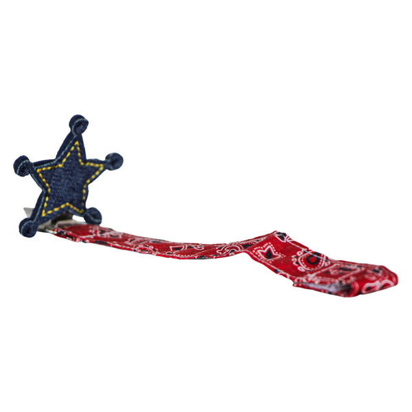 KIT BABADOR + PRENDEDOR DE CHUPETA COWBOY
