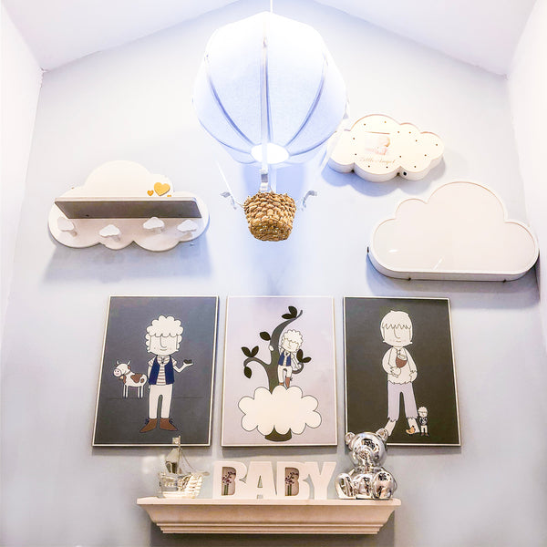 M1 PORTA RETRATO NUVEM ILUMINADO - FOTO 9X9