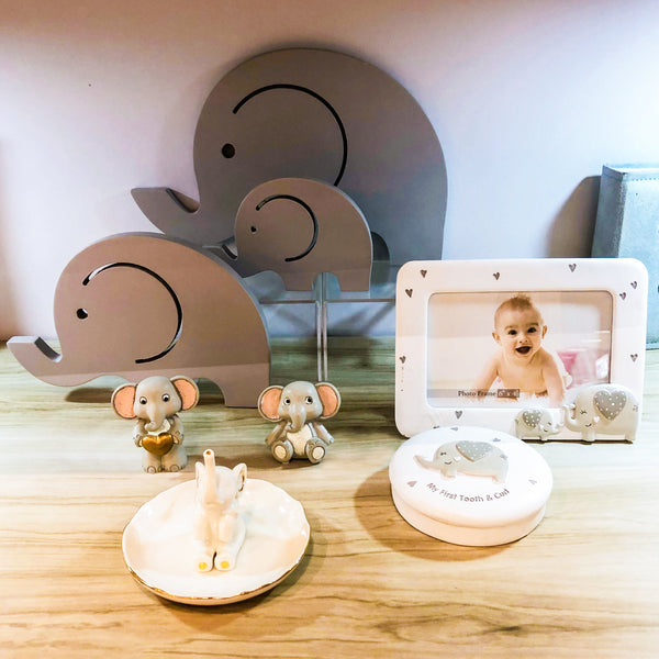 MINI ESCULTURA ELEFANTE SENTADO