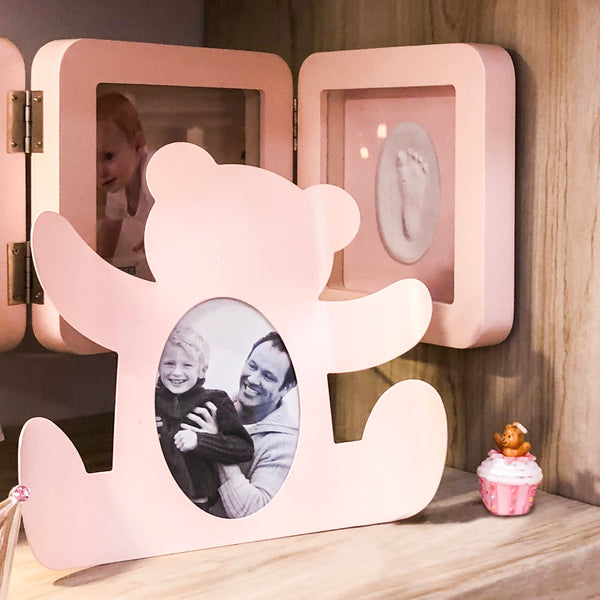 KIT COM 10 VELA URSO CUPCAKE ROSA PERFUMADA