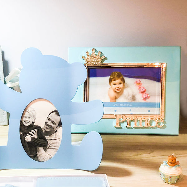 PORTA RETRATO AZUL PRINCE 10X15