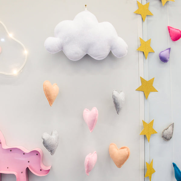 DECORACAO PAREDE GOTAS COLORIDAS